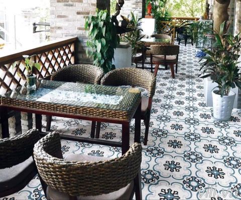 Gạch Lát Nền 60X60 Catalan 62004 Decor hoa văn