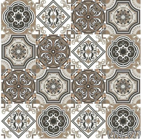 Gạch Lát Nền 60X60 Catalan 62006 Decor hoa văn