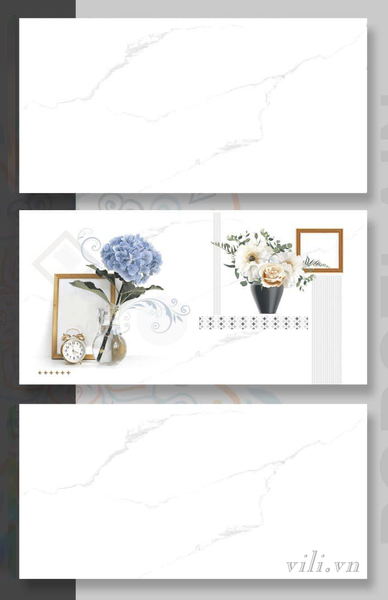 Gạch ốp tường 40X80 TASA 7701 - 7702 đá bóng