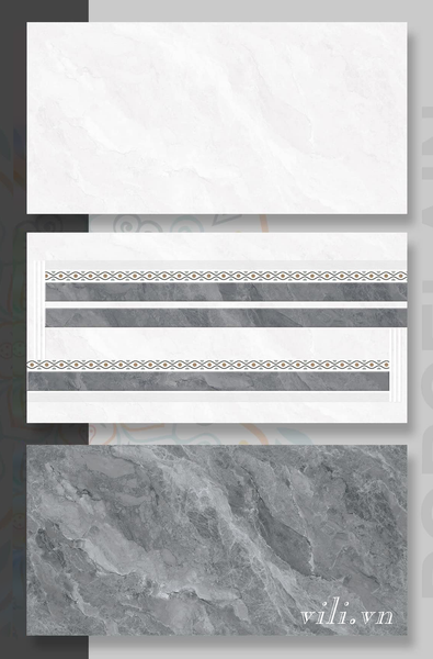 Gạch ốp tường 40X80 TASA 7707 - 7708 - 7709 đá bóng