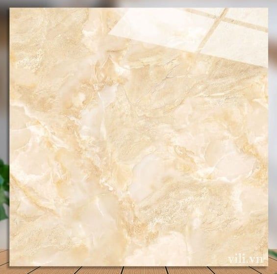 Gạch lát nền 80X80 XSMART 90012 đá bóng vân vàng