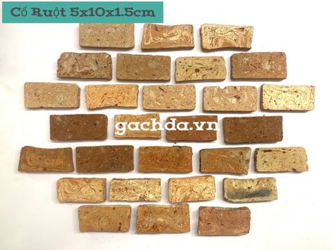 Gạch cổ ruột ốp tường 5x10 cm ốp trang trí