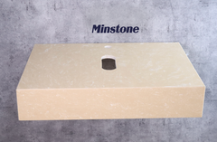 Bàn đá lavabo Minstone M203 50x70 Vàng đậm