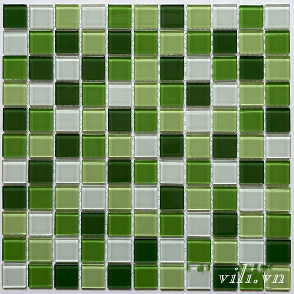 Gạch trang trí mosaic thủy tinh MH 2589