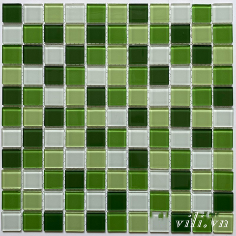Gạch trang trí mosaic thủy tinh MH 2589