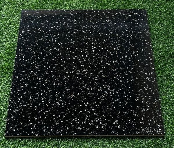 Gạch lát nền 60x60 CMC PTK68001 đen kim sa đá bóng