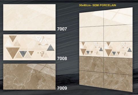Gạch ốp tường 30X60 Tasa 7007 - 7008 - 7009 đá bóng