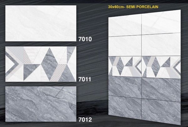 Gạch ốp tường 30X60 Tasa 7010 - 7011 - 7012 đá bóng