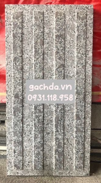 Đá lát sân Tím Hoa  Cà khò  30x60x1.8cm dẫn hướng bào viền