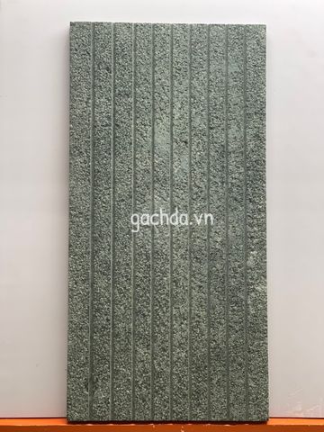 Đá lát sân Băm xanh rêu 30x60x1.8cm kẻ sọc