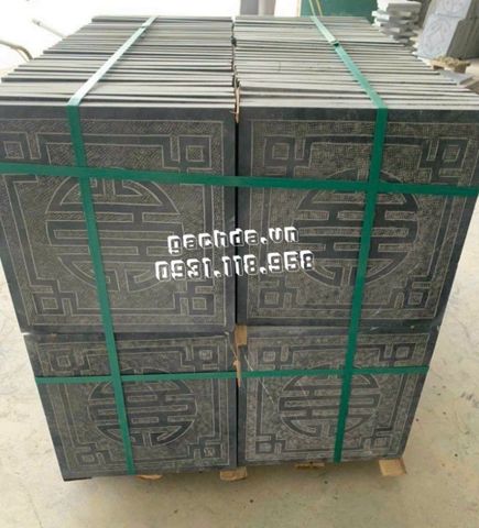 Gạch Vỉa Hè 40x40 Terrazzo Phúc Lộc Thọ Xám