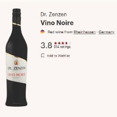 Dr. ZENZEN VINO NOIRE