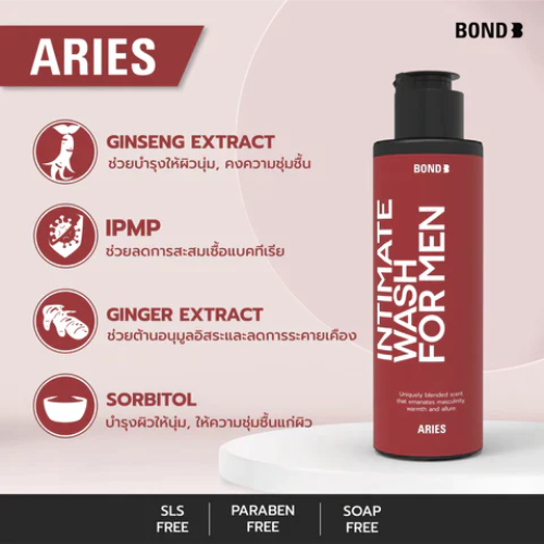  Gel Vệ Sinh Bond Intimate Wash For Men Aries 130ML 