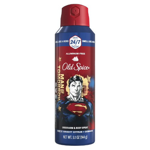  Xịt Khử Mùi Old Spice Man Of Tomorrow Scent Of Bright Citrus & Cosmos 144Gr 