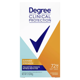  Lăn Khử Mùi Degree Clinical Protection Summer Strength Antiperspirant & Deodorant 48Gr (Sáp Trắng Mềm) 