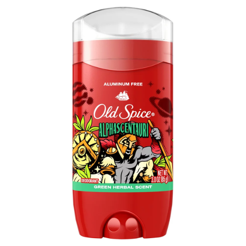 Lăn Khử Mùi Old Spice Alphascentauri Green Herbal Scent Aluminum-Free 85Gr (Sáp Xanh) 