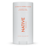  Lăn Khử Mùi Native Citrus & Herbal Musk 75Gr (Sáp Trắng) 