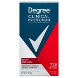  Lăn Khử Mùi Degree Clinical Protection Sport Strength Antiperspirant & Deodorant 48Gr (Sáp Trắng Mềm) 