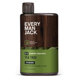  Dầu Gội Đầu 2 In 1 Every Man Jack Tea Tree 400ML (Dầu Gội Xả) 