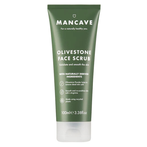  Sữa Rửa Mặt Tẩy Tế Bào Chết ManCave Olivestones Face Scrub (Dành Cho Da Thường) 100ML 