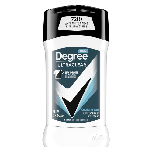  Lăn Khử Mùi Degree Men Motion Sense Ultra Clear Black & White Ocean Air 76Gr (Sáp Trắng) 