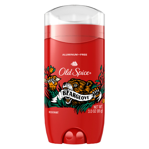  Lăn Khử Mùi Old Spice Wild Collection Bearglove Aluminum-Free 85Gr (Sáp Xanh) 