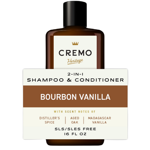  Dầu Gội Đầu 2 in 1 Cremo Bourbon & Vanilla 473ML (Dầu Gội Xả) 