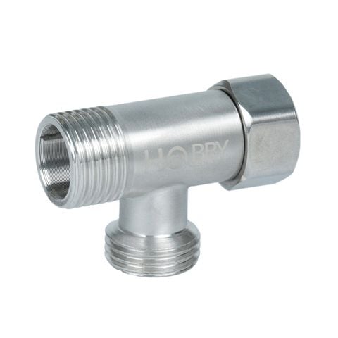 Tê cầu chia nước cho vòi vệ sinh inox 304 ren 21 Hobby home decor DNV3