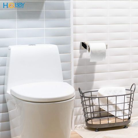 Giá treo cuộn giấy vệ sinh gắn tường Hobby home decor G21 inox 304 sáng bóng
