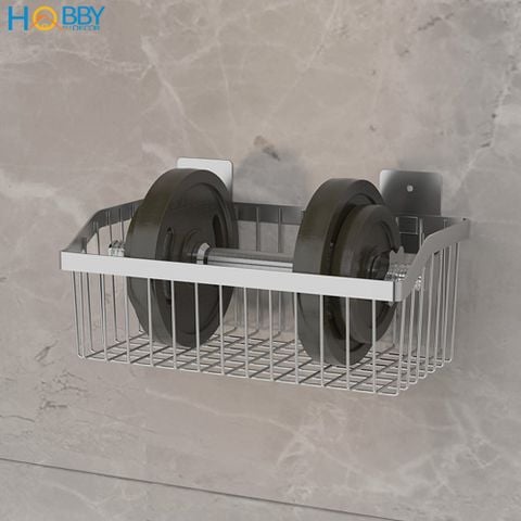 Kệ để gia vị rau củ quả dán tường inox 304 Hobby home decor KTC