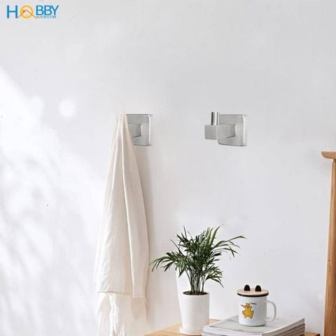 Móc treo quần áo khăn tắm mẫu khoan inox 304 Hobby home decor MT1V
