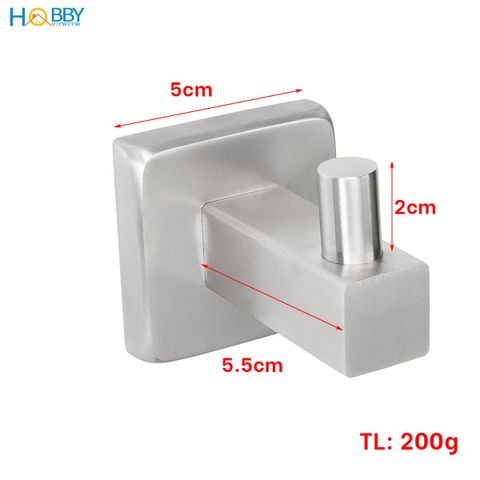 Móc treo quần áo khăn tắm mẫu khoan inox 304 Hobby home decor MT1V