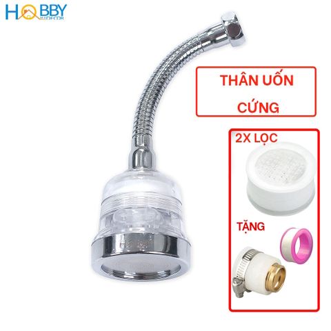 Bộ đầu dây vòi rửa chén tăng áp Hobby Home Decor VSTA4 dây cứng có lọc