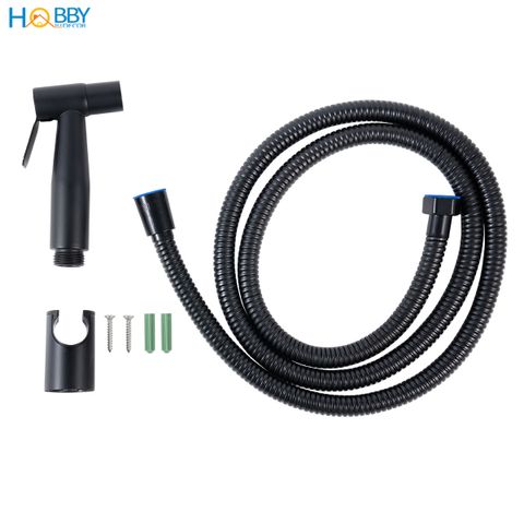 Bộ vòi xịt toilet inox 304 sơn đen Hobby home decor VSR7