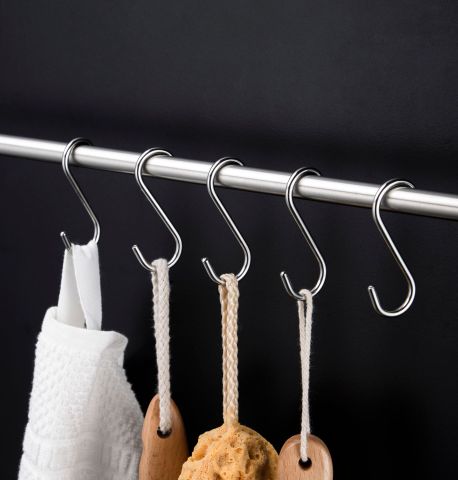 Bộ 10 móc treo đồ chữ S inox 304 dày 4mm Hobby home decor MTS-10