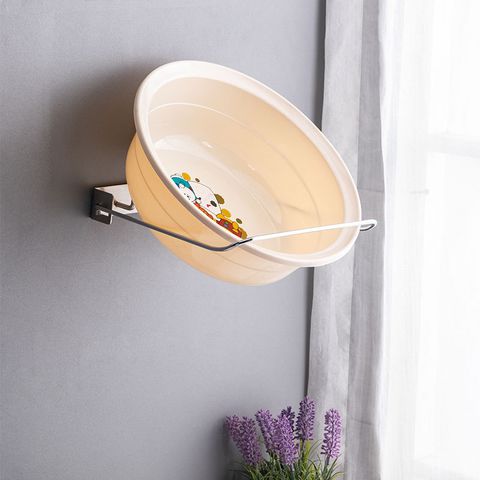 Giá treo thau chậu gắn tường Hobby home decor GTT inox 304 có keo dán