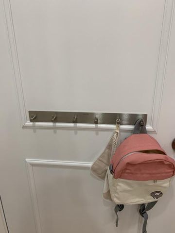 Thanh treo quần áo 6 chấu inox 304 dán tường Hobby Home Decor 6TV160