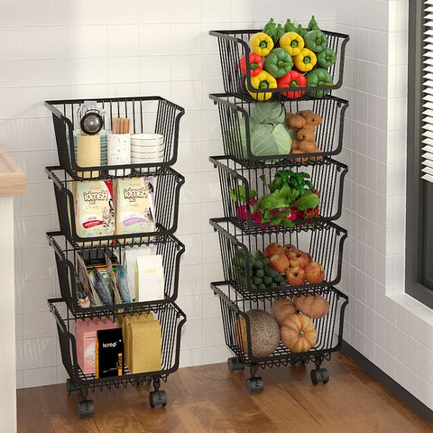 Kệ rổ đựng đồ nhà bếp đa năng nhiều tầng di động HOBBY Home Decor KRNT