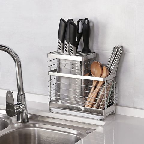 Kệ đựng đũa muỗng dao kéo 2 ngăn đa năng Hobby Home Decor KDM