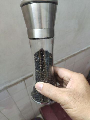 Lọ xay tiêu cầm tay nắp viền inox 304 lọ thủy tinh Hobby home decor XT2