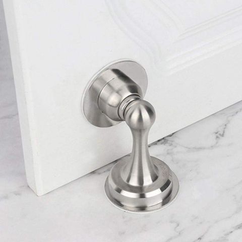 Bộ chặn cửa nam châm chống va đạp inox 304 dán Hobby Home Decor CC1