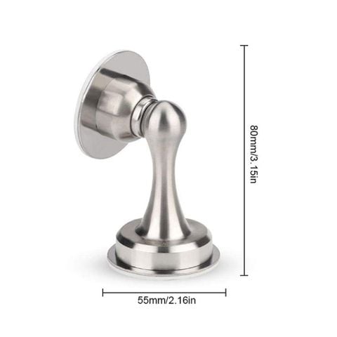 Bộ chặn cửa nam châm chống va đạp inox 304 dán Hobby Home Decor CC1