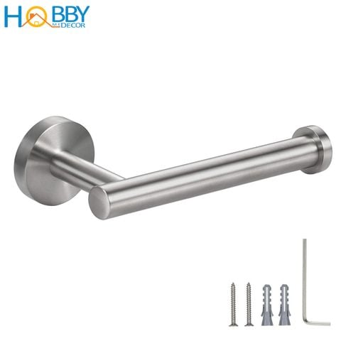 Giá treo cuộn giấy vệ sinh khoan tường Hobby home decor G7 inox 304