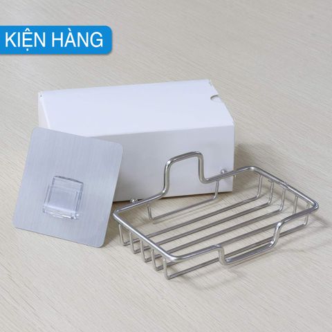 Kệ đựng xà bông dán tường gạch men có miếng dán Hobby Home Decor SBL2