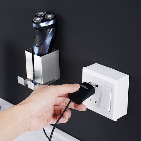 Kệ đựng bàn chải điện máy cạo râu dán tường Inox 304 Hobby Home Decor MCR2