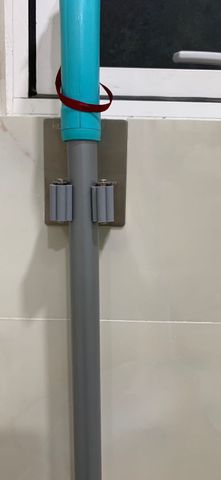 Combo 2 móc treo cán chổi dán tường inox 304 Hobby home decor CV2