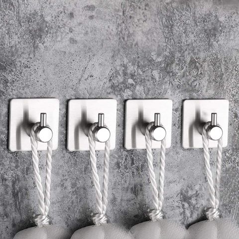 Combo 4 móc treo đồ dán tường inox 304 HOBBY Home Decor TV160-4