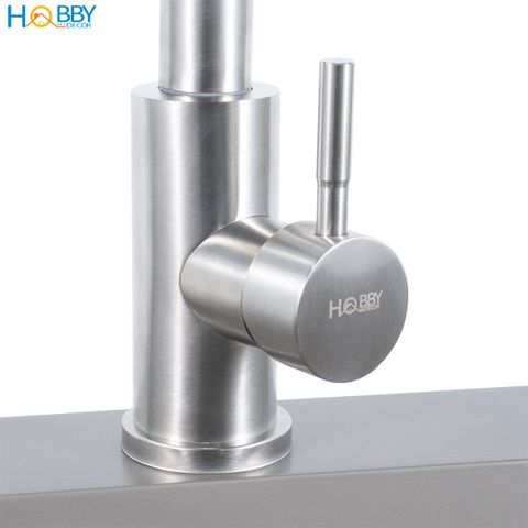 Vòi rửa chén nóng lạnh inox 304 đầu xả dây rút Hobby home decor VDR11