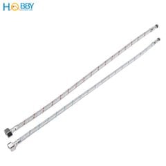 Bộ 2 dây cấp nước nóng lạnh Inox 304 dài 60/80cm Hobby home decor DNL