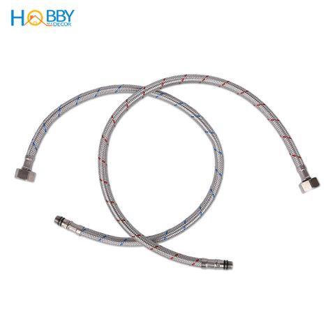 Bộ 2 dây cấp nước nóng lạnh Inox 304 dài 60/80cm Hobby home decor DNL
